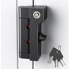 AST Home Security Door Reinforcement Lock, 2 Pack, Keyed Alike,