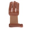 Archery Glove Cowhide Protective 3 Finger Guard Finger Tab Glove