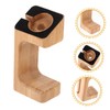 LALAFINA 1Pc Bamboo Smart Watch Charging Stand Durable Lightweight Charging