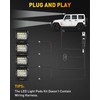 NAOEVO 4 Inch LED Pod Lights, 240W 24,000LM LED Fog/Driving/Off