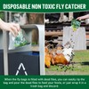 Fly Traps Outdoor with Natural Pre-Baited, Disposable Non Toxic Fly