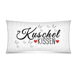 PR Print Royal XXL Decorative Cushion with Saying Cuddly Cushion - 80 x 40 cm / Gift Idea / Living / Decoration / Family / Head Cushion - Includes Cushion Filling