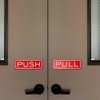 All Quality Classic Horizontal Push Pull Door Signs - Easy