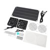 Solar Powered Fan 10W 6V Portable Monocrystalline Silicon PET Laminated