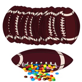 Ulmisfee 25 Pcs Football Shape Party Favors Bags,American Football Gift Snacks Treat Candy Party Favors Bags for Girls Boys Birthday Baby Shower Party Decorations