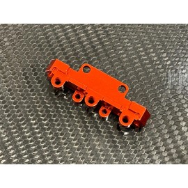 Maxx RC Aluminum Super Basher Front Bumper Mount for Arrma 1/8 Big Rock  6s Red