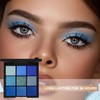 Blue Eyeshadow Palette Royal Blue Eye Shadows Palette For Women,