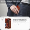 Wallet for Men Wallet with Slim Pop Up Card Holder