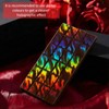Ziliny Christmas Flame Candy Molds Holographic Chocolate Mold Silicone
