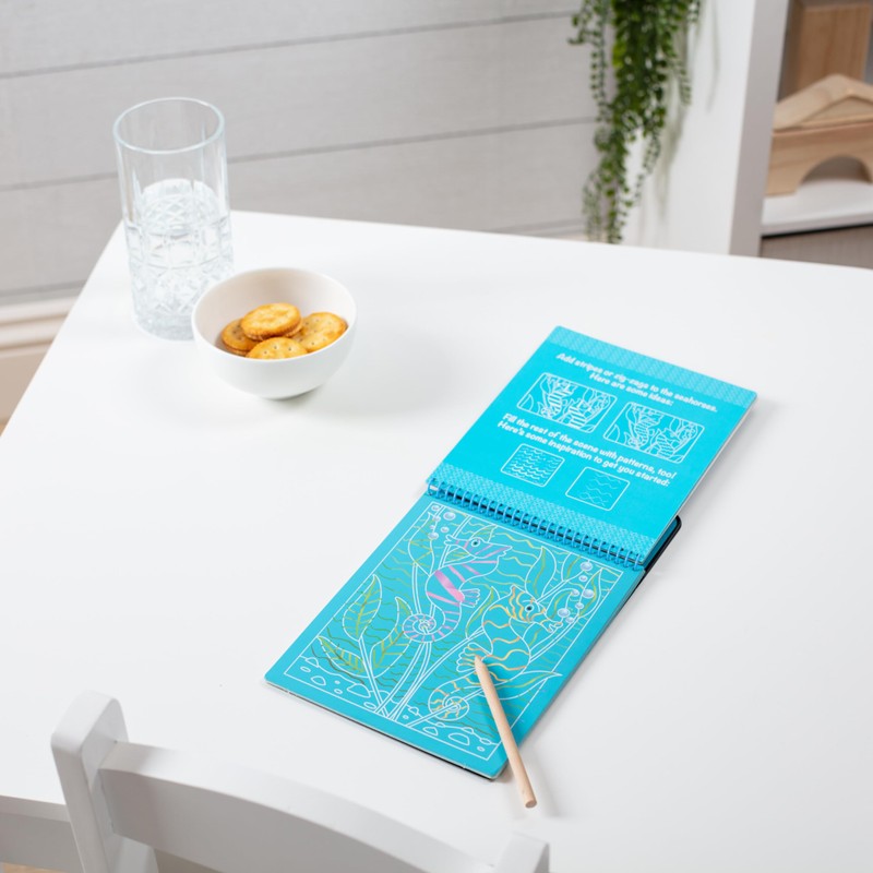 Melissa & Doug On The Go Scratch Art Sea Life