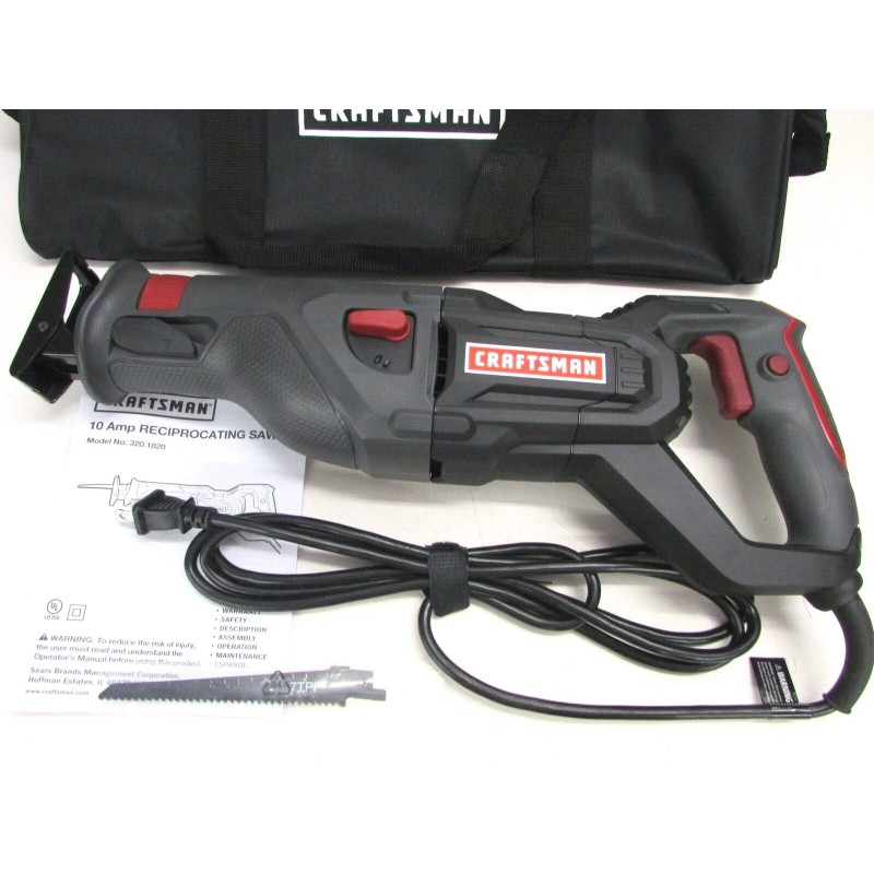 Craftsman NEW! CRAFTSMAN ORBITAL 10 AMP RECIPROCATING SAW, w/ TOOL