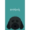 Notebook: Cute Cockapoo Lined Journal, 120 pages, ideal for a