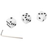 3PCS Guitar Volume Control Knobs Dice Shape Speed Control Knobs