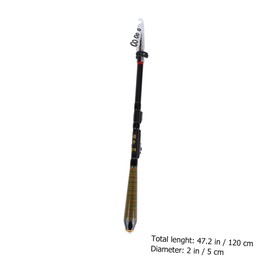 BESPORTBLE Mini Telescopic Fishing Pole Sea Fishing Rod Short Lure Rod Lightweight Strong Durable