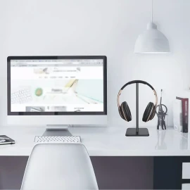 Maíz Soporte Base Audifonos Diadema Auricular Headset Escritorio
