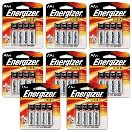 HeroFiber 32 Count Energizer Max AA Batteries - 8 Pack of 4 AA2 Total of 32 Batteries, The Perfect Choice of Power for All AA Battery Operated Devices