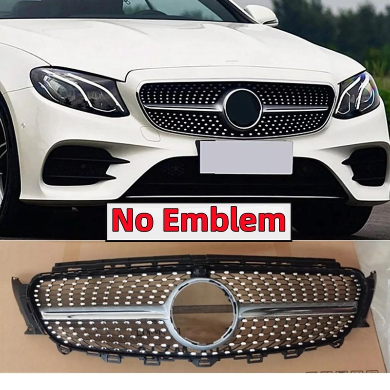 STSEV01 Front Bumper Grill Upper Grille Compatible with Mercedes W213