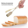 Square Head Retro Zinc Alloy Bread Tongs Buffet Tongs Baking