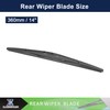 X AUTOHAUX 2pcs Rear Windshield Wiper Blade Replacement for Honda