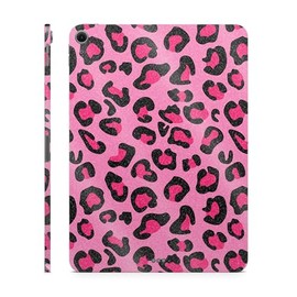 Glossy Glitter Tablet Skin Compatible with Apple iPad Air 11" (M3) 2025 - Pink Leopard - Premium 3M Vinyl Protective Wrap Decal Cover - Easy to Apply | Crafted in The USA by MightySkins