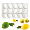 Silicone Lemon Mold, 15-Cavity Fruit Shape Baking Tray for Desserts,