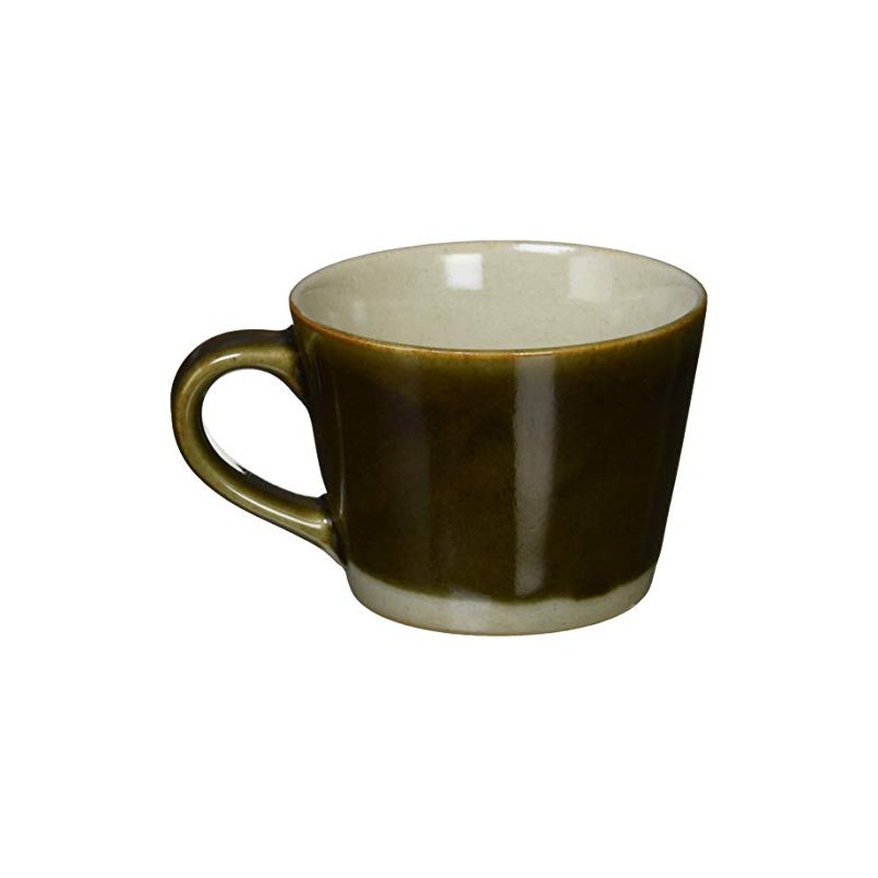 つかもと(Tsukamoto) デミタスカップ ブラウン 200ml 益子焼 コーヒーカップ 伝統釉シリーズ 皮鯨釉 KKC-8