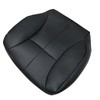 FZJDSD 2PCS Black Driver & Passenger Side Bottom Replacement Leather