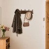 Homagic 2 Pack Coat Rack Wall Mount 16.8'' Rustic Hat