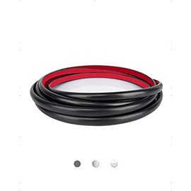 Art3d 10 Ft Peel and Stick Trim for Backsplash Tile Edge, Self-Adhesive Liner for Corner Decor in Black