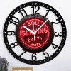 25cm Circular Iron Wall Clock with a Space Shuttlesheet size: