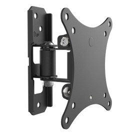 RICOO PC Monitor Wandhalterung Schwenkbar Neigbar für 13-27 Zoll, Halterung Wand S7611, Monitorhalterung, Bildschirmhalterung, Bildschirm Wandhalterung Monitor 24 Zoll, VESA 75 x 75, 100x100 mm