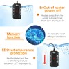 AQQA Aquarium Submersible Heater for Fish Tank,HD Temperature Display and