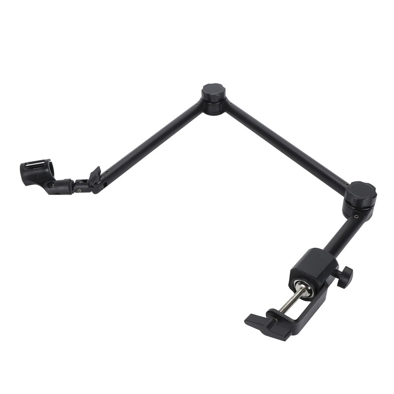 Microphone Arm Stand 180 Degree Adjustable Stable Durable Carbon Steel