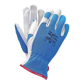 Reis Rltoper-LADY8 Topgekon Protective Gloves, Blue/White, 8 Sizes, Pack of 12
