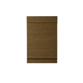 Radiance, Cordless Window Shades for a Standard Size Window Width, Maple, Cape Cod Flatweave Bamboo Roman Shade with Valance, 29 Inch Width x 64 Inch Length (2216203E)