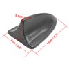 uxcell Carbon Fiber Pattern Shark Fin Shape Adhesive SUV Car