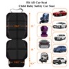 Gowhalle Car Seat Protector, Non-Slip Rubber Padded Backing Seat Protector