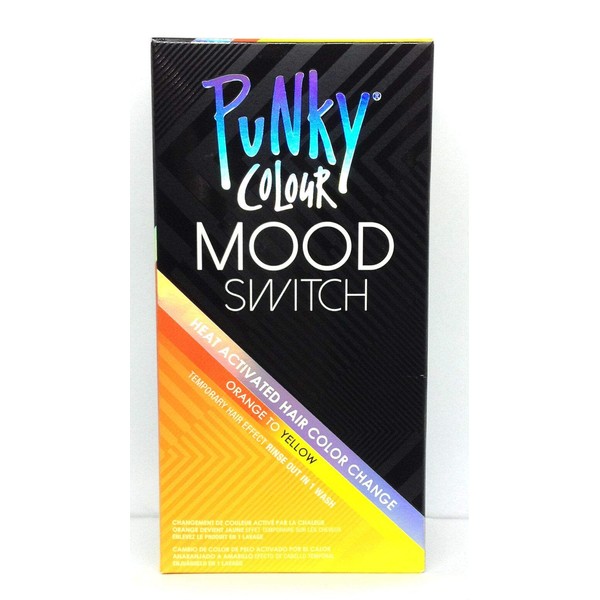 Punky Colour Orange To Yellow Mood Switch Heat Activated Hair Color Change, Temporary Hair Effect