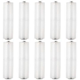 Coliao 10pcs AAA to AA Battery Adapter AAA to AA Battery Converter Holder Battery Adapter Converter for AAA to AA Battery Clear Color