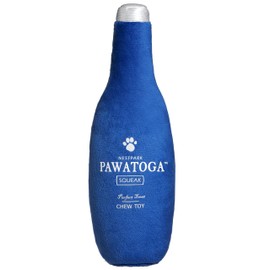 Nestpark Pawatoga Funny Dog Toy - Parody Plush Squeaky Crinkle Dog Toy - Fancy Barkling Water for A Classy Dog Morning Routine