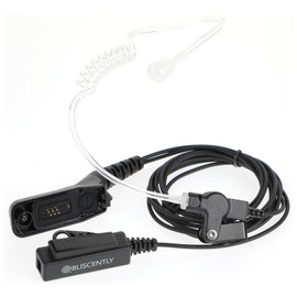 BLISCENTLY XPR 7550e Earpiece Headset, XPR6350 XPR6550 XPR7550 APX 4000 6000 7000 Earpiece Headset for Motorola Radio with Acoustic Tube and PTT Mic