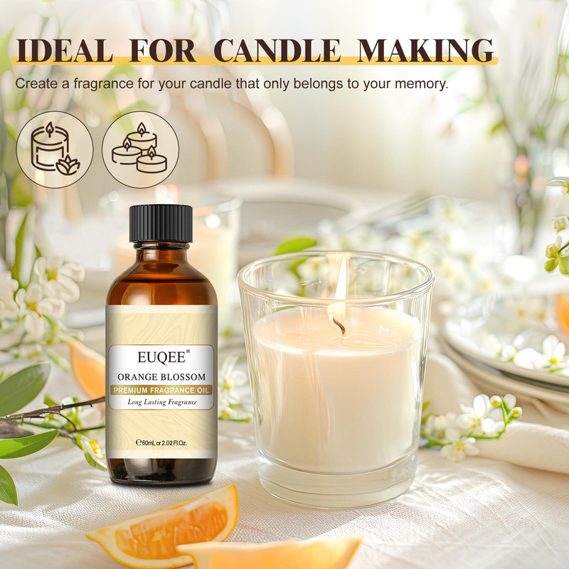 EUQEE Orange Blossom Fragrance Oils, 2.02 Fl oz/60ml Essential Oils