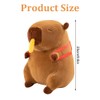KBIBCK Capybara Plush Toy, 25 cm Capybara Cuddly Toy, Cute