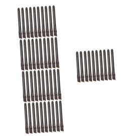 Baluue 5sets Cosmetic Brush Set for Women Double-ended Eye Shadow Sponge Brush Nylon Stainless Steel Makeup Tool 10pcs*5