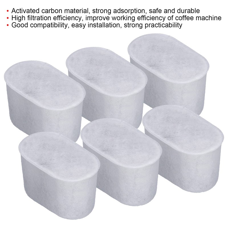 Paquete de 6 Núcleos de Filtro de Carbón Activado para