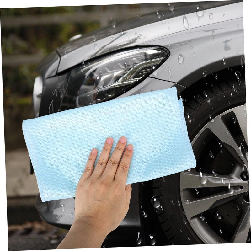 Alipis 12pcs Super Absorbent Microfiber Cleaning Cloths for Car Washing