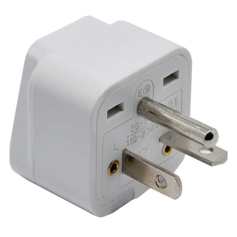Tekit White NEMA 6-20P Universal Plug Adapter 110-250V 15A,Universal World