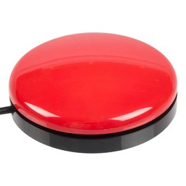 AbleNet Big Buddy Button Red Switch - Large Tactile Assistive Technology Device for Accessibility and Control - Compatible with Various AbleNet Devices - Ideal for Communication, Environmental Control, and Educational Purposes - Product #56100