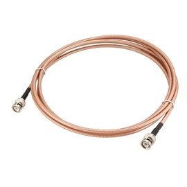 sourcing map BNC Male to BNC Male Coax Cable RG400 Low Loss RF Coaxial Cable 50 Ohm 2.74M/9Ft