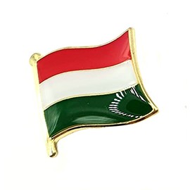 Hungarian Flag Metal Pin Badge, Metal